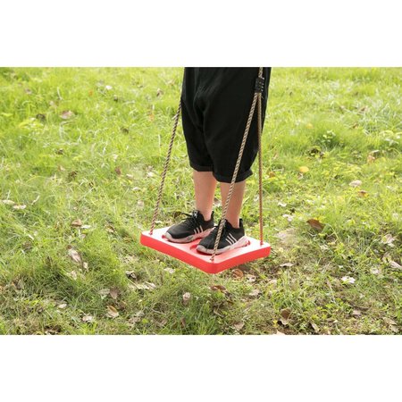 Playberg Plastic Stand Board Playground Swing, Red QI003584R
